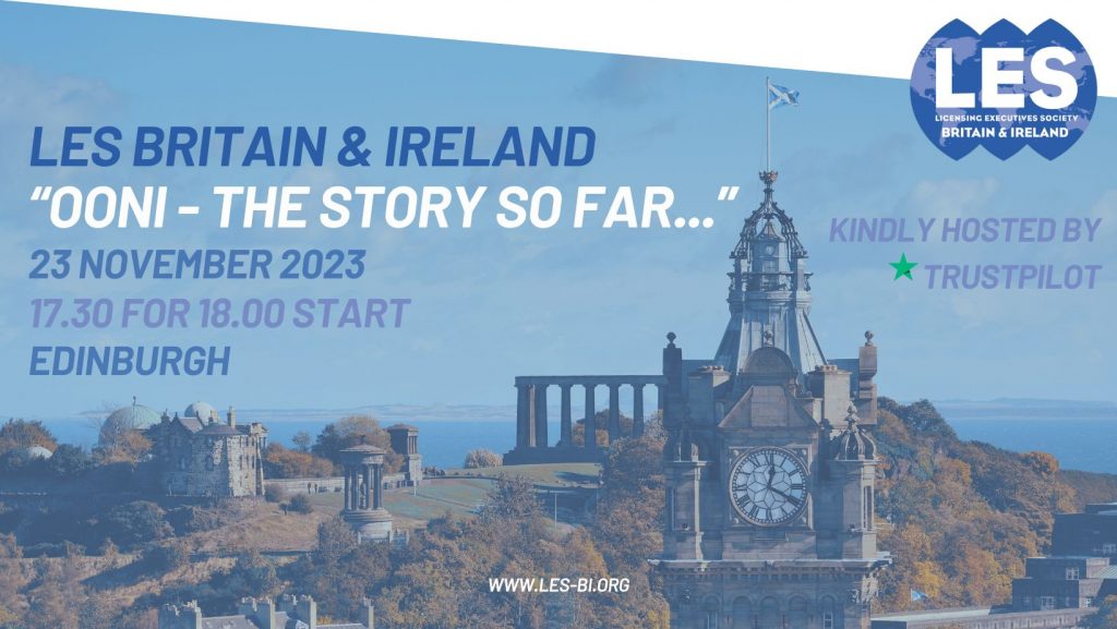 LES B&I Scotland Committee “Ooni – The Story So Far…”